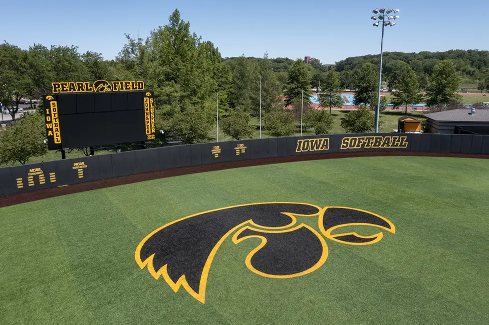 University of Iowa Pearl Field turf