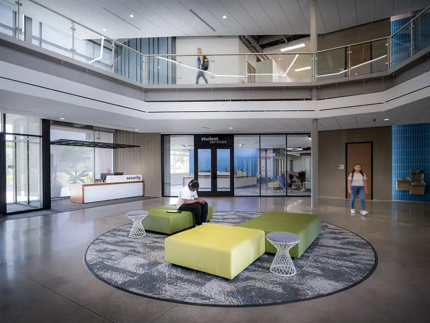 DMACC Urban Campus Student Center Lobby