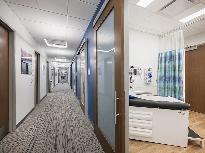 Clinic at Drake University Exam Room